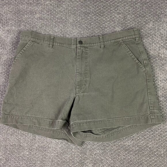 Patagonia Other - Patagonia Stand Up Shorts Organic Cotton 5" Men's 40 Green Denim Canvas